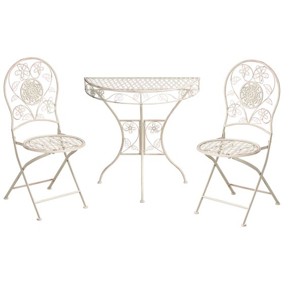 Altansæt YAVIZA Metal Lys Beige