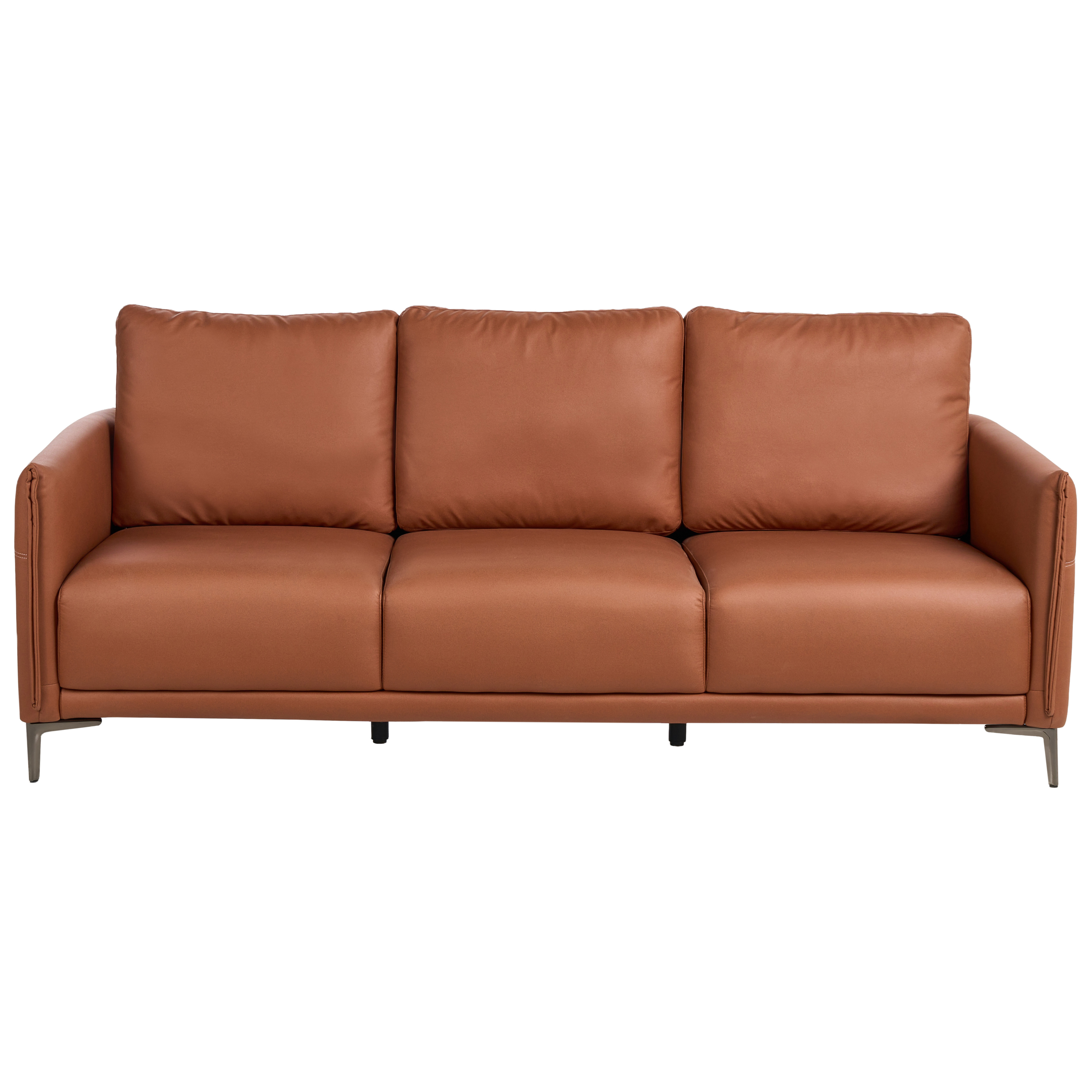 Sofa 3 personers CILENS Guldbrun