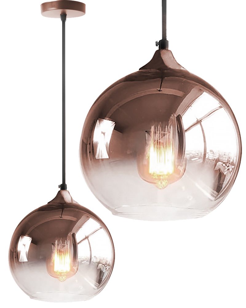 TOOLIGHT hængende loftlampe APP313-1CP Rosaguld 21x20x21cm