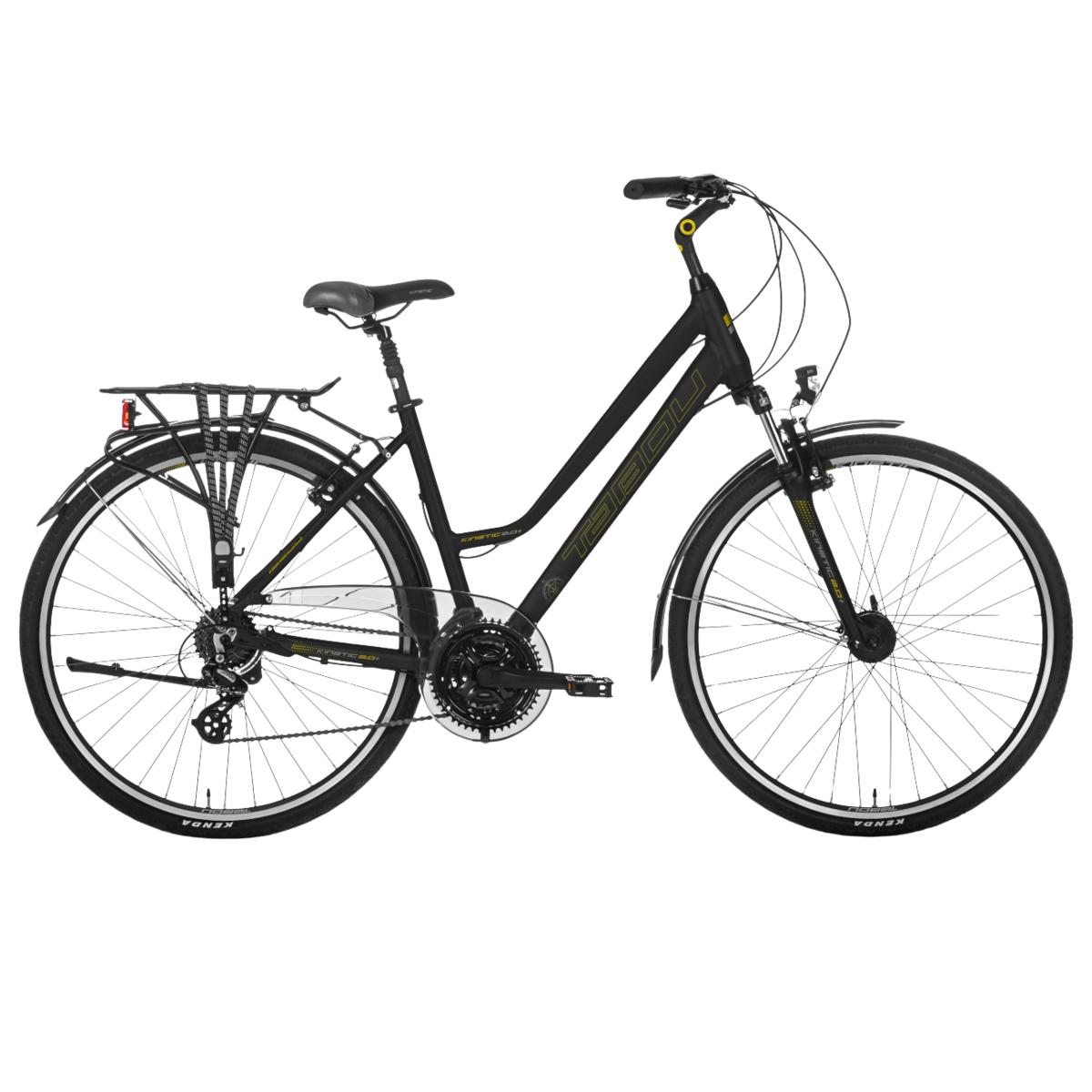 Tabou Kinetic 2.0 PLUS W damecykel, 28" sort/guld størrelse L