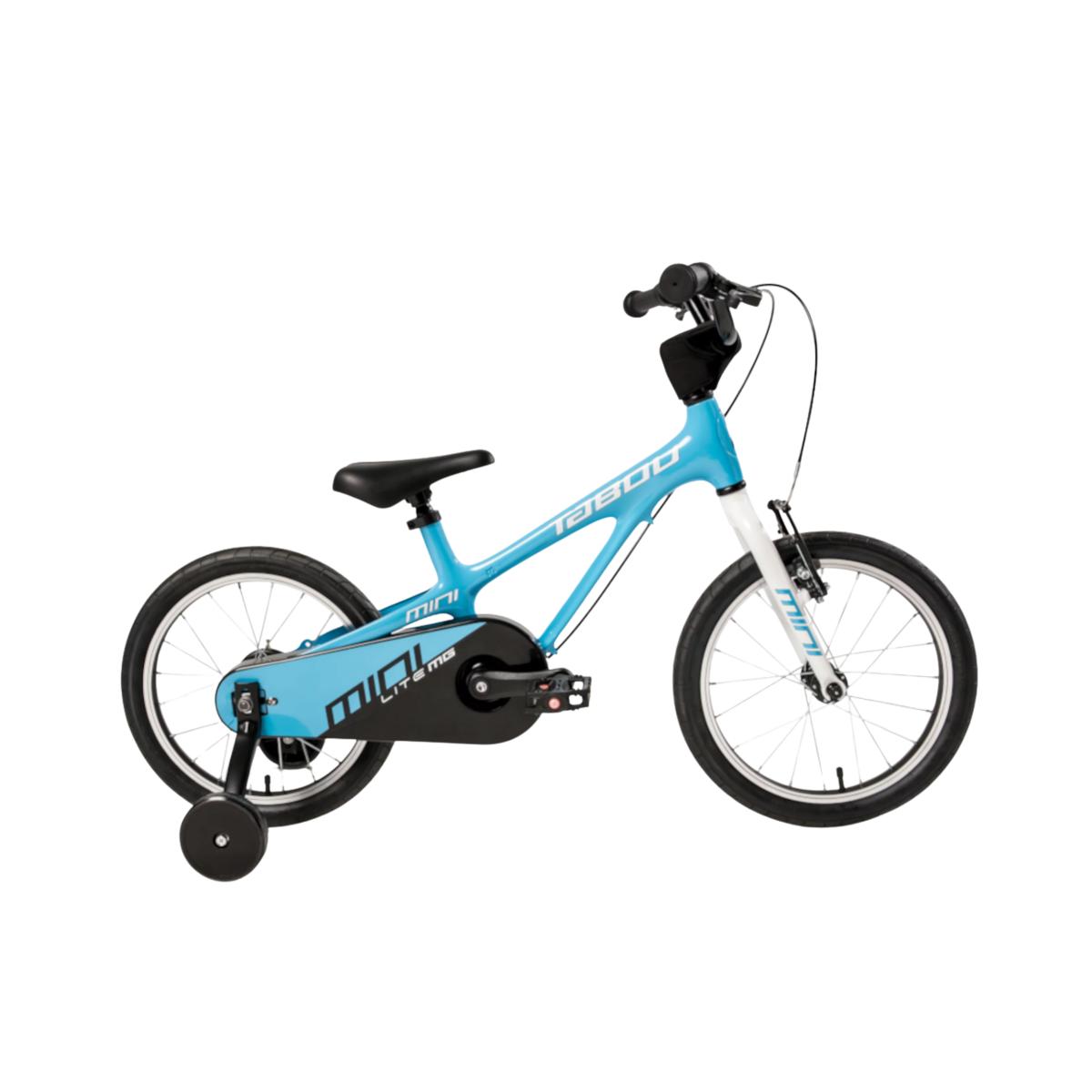 Tabou Rocket Lite MG ekstra let børnecykel, 16" blå/hvid