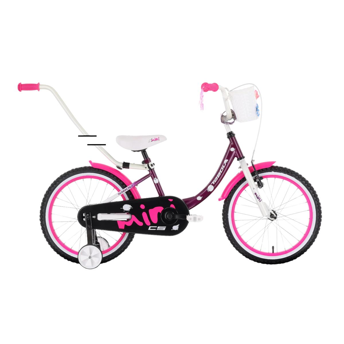 Tabou Miss CS børnecykel, 14" lilla/hvid