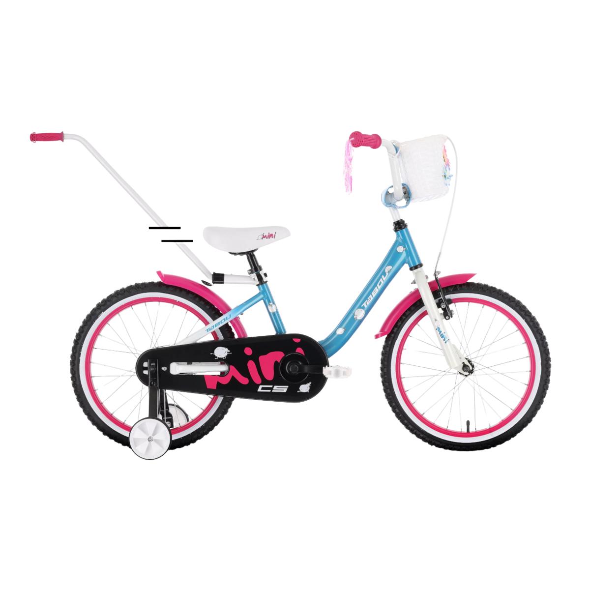 Tabou Miss CS ALU børnecykel, 12" blå/hvid