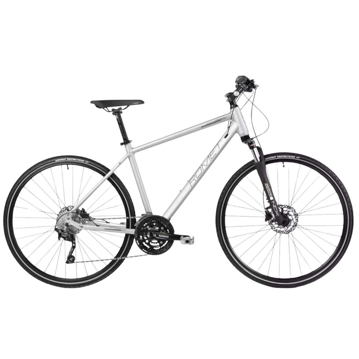 Romet Orkan 7 M cykel, sølv/grå størrelse M