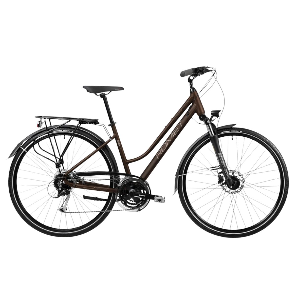 Romet Gazela 6 cykel, brun størrelse M