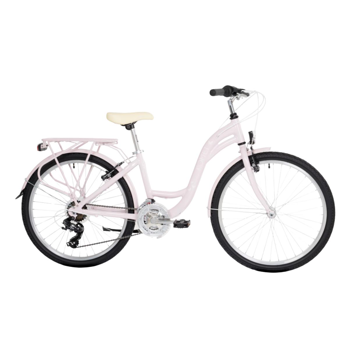 Romet Panda 1 til piger cykel, 24" lilla/hvid