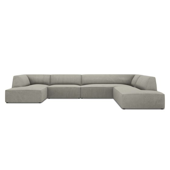 Havesofa 3 personers LORETELLO Beige Højrevendt