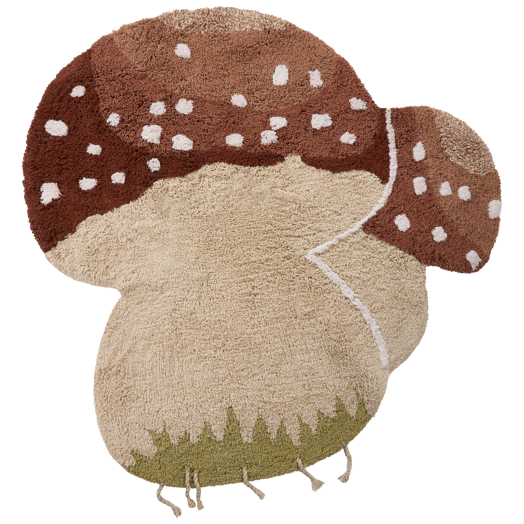 Børnetæppe TOADSTOOL Lys Beige 100 x 100 cm Bomuld