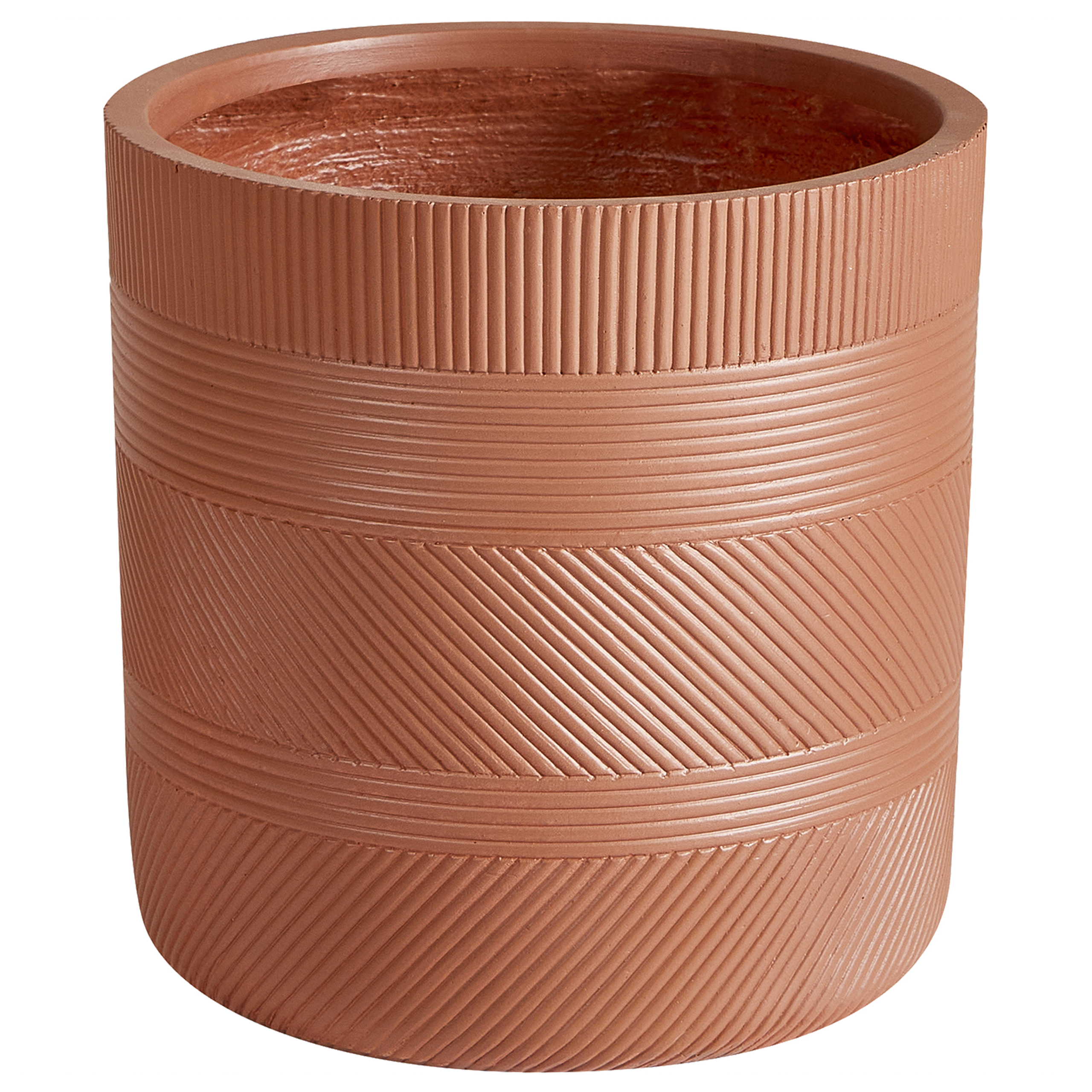 Urtepotte VOULA 31 cm Brun