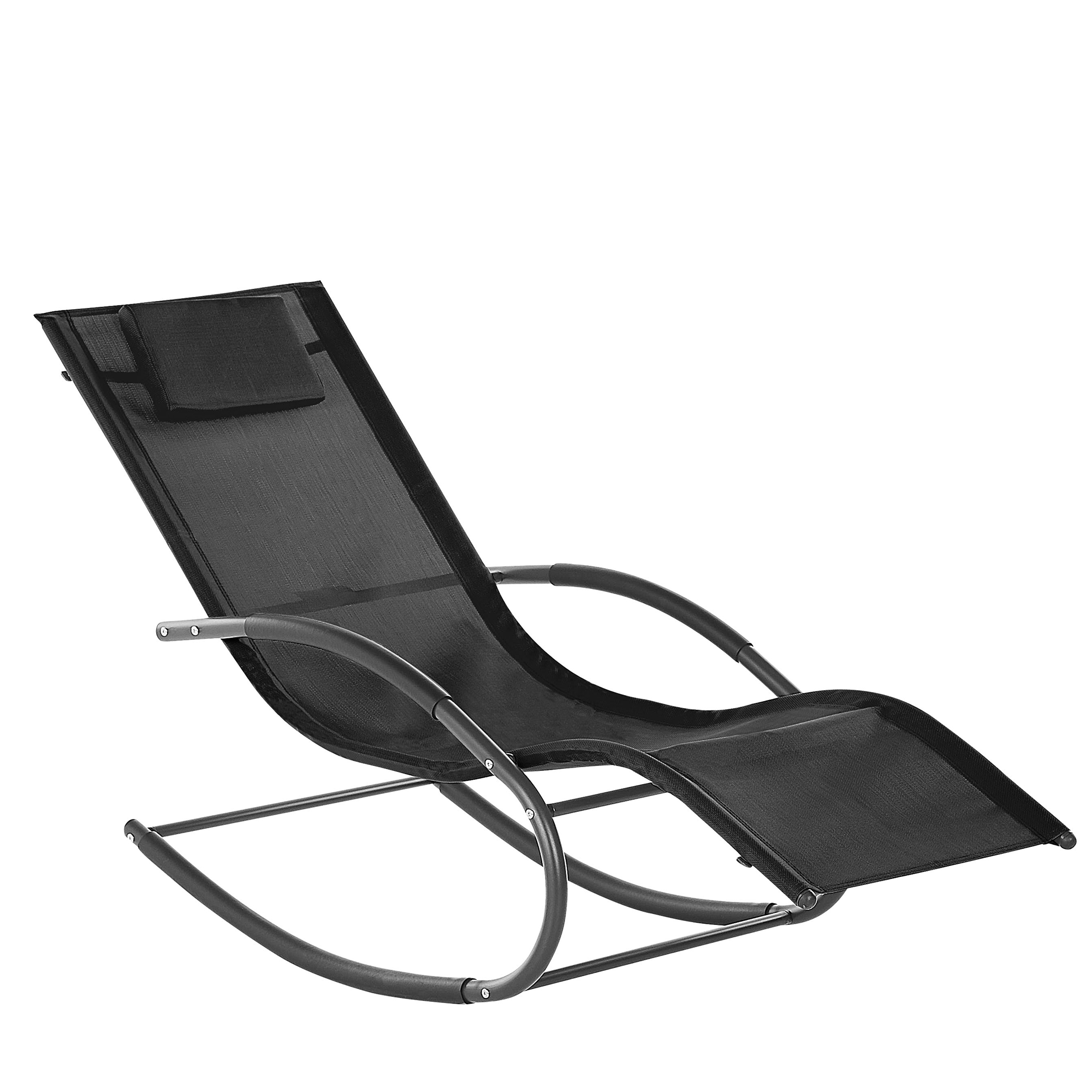 Gyngeliggestol CARANO II Metal Sort