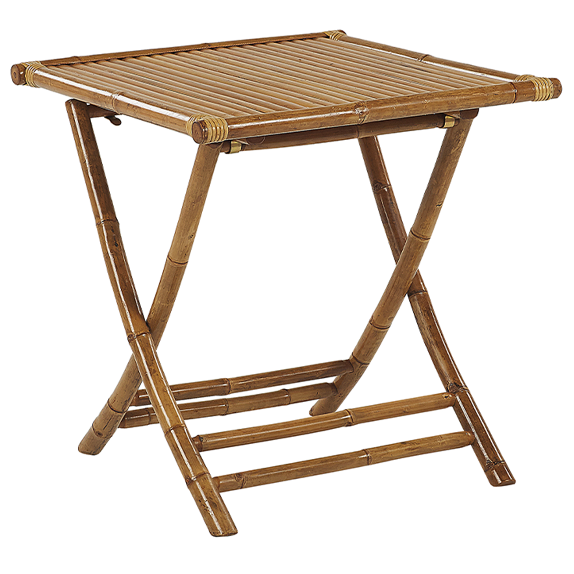 Bistro bord MOLISE 70 cm 70 cm Bambus Brun