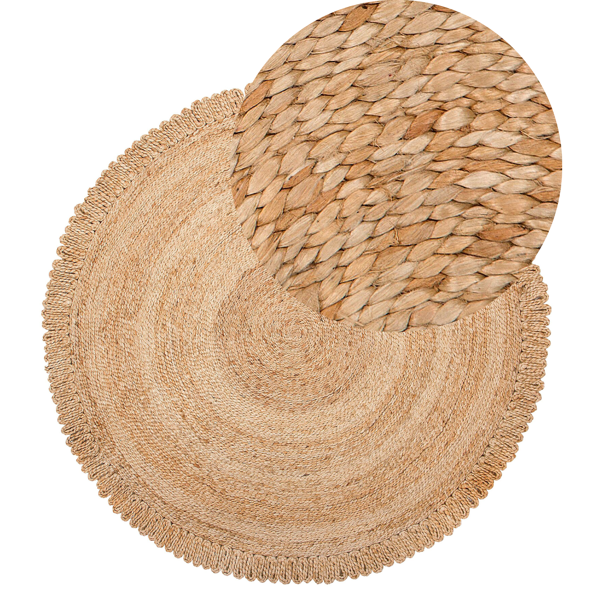 Gulvtæppe ERENCE Beige ø 140 cm