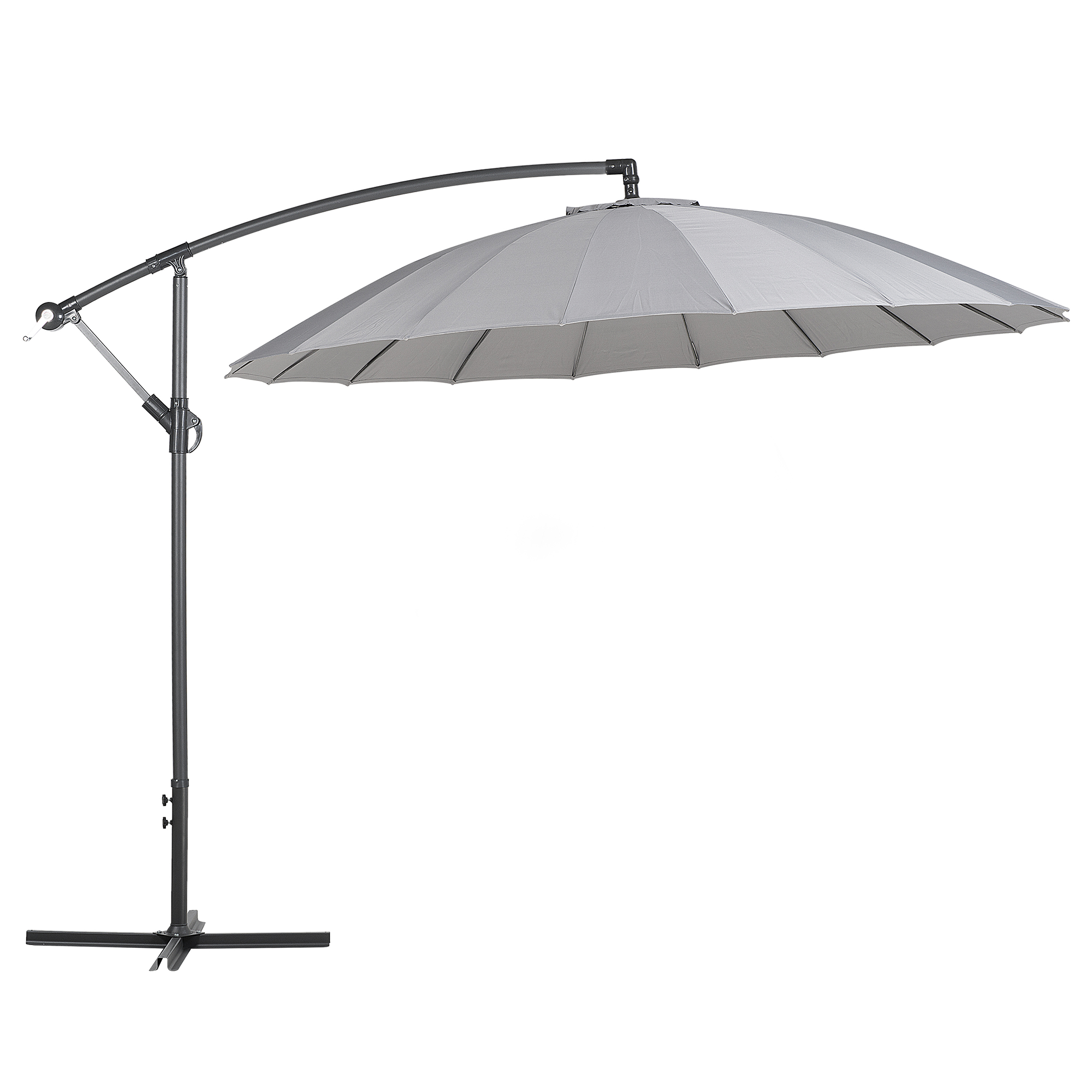Cantilever parasol 268 cm CALABRIA II Mørkegrå