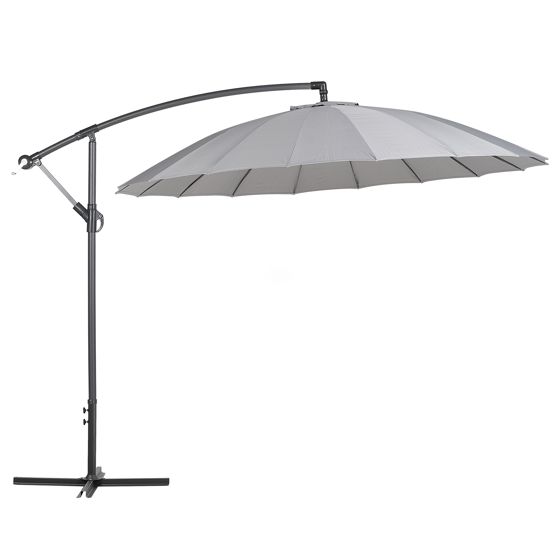 Cantilever parasol 268 cm CALABRIA II Mørkegrå
