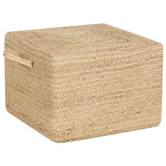 Puf DHADAR Jute Naturlig