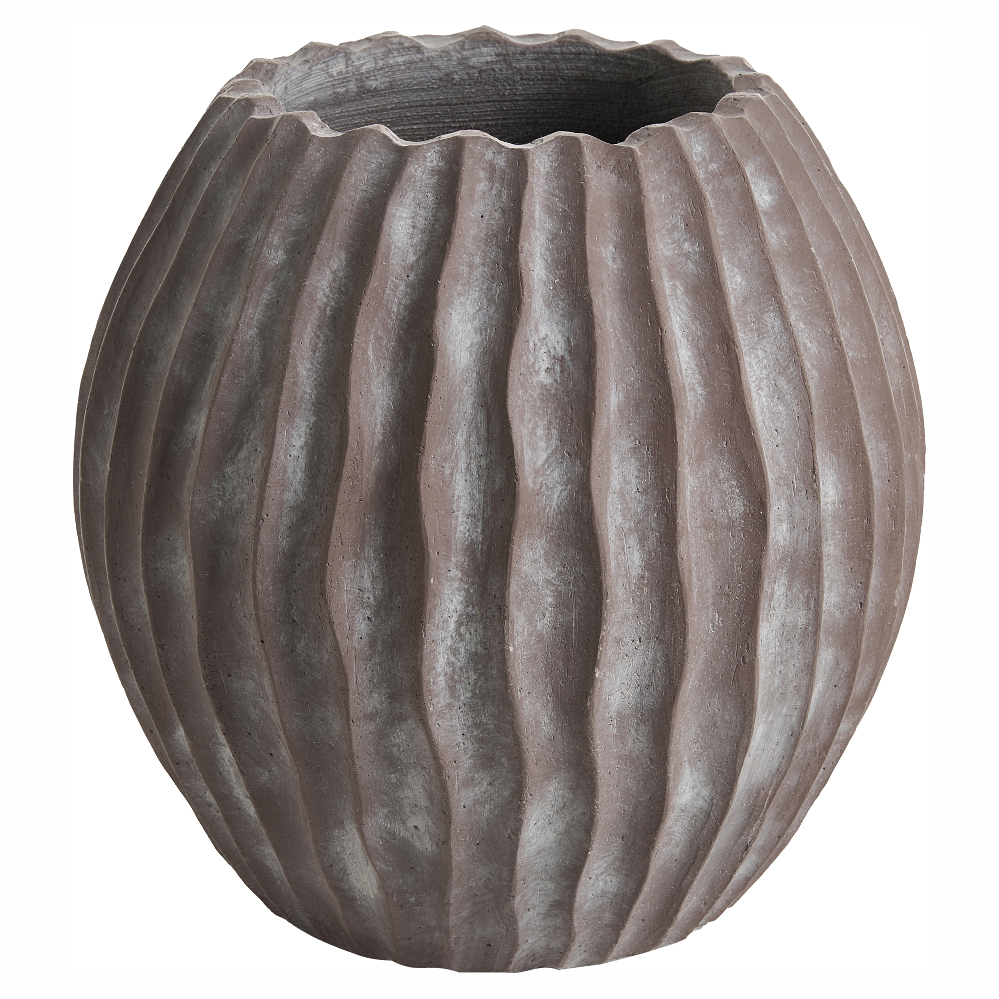 Urtepotte AUSSEE 43 cm Brun