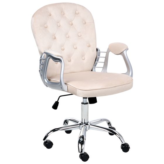Skrivebordsstol PRINCESS Velour Beige