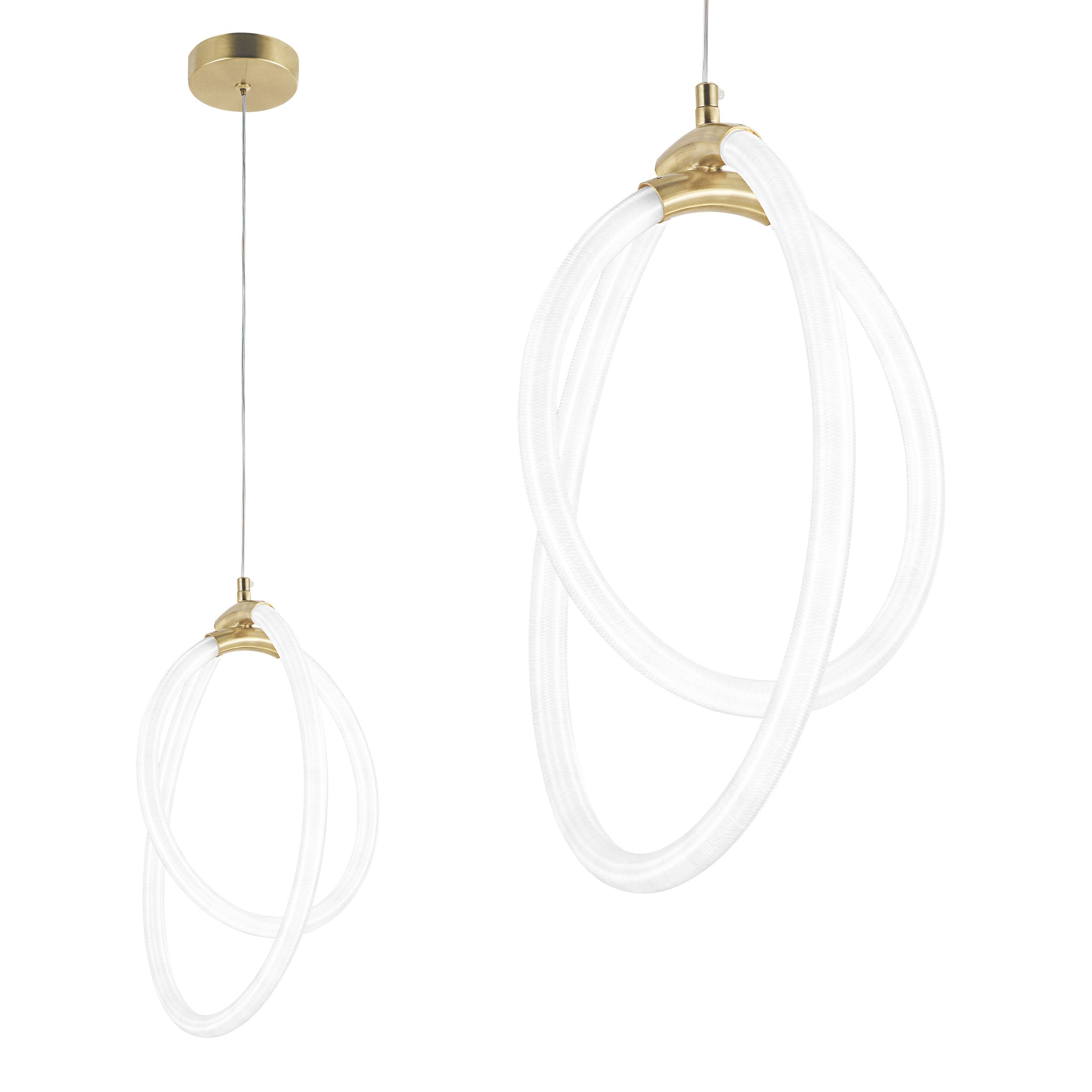 TOOLIGHT hængende loftlampe LED G019-CP Guld 43x22x43cm
