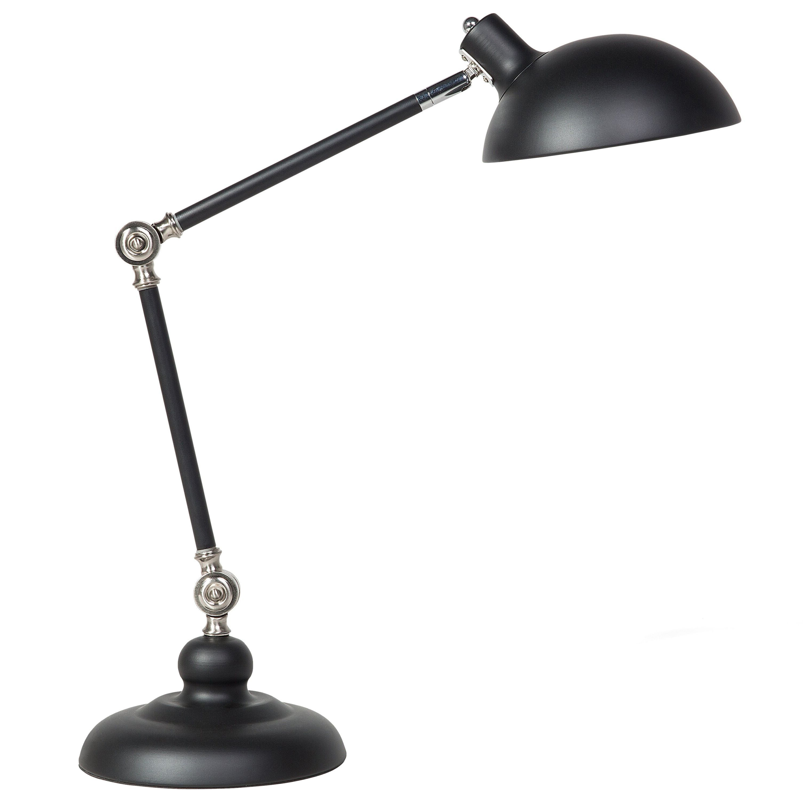 Skrivebordslampe MERAMEC Justerbar Metal Sort