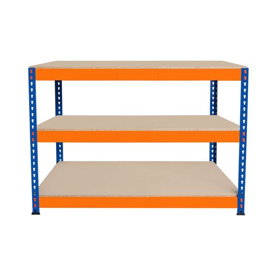 S-Rax skrivebord med 3 niveauer - 120 cm x 60 cm x 90 cm