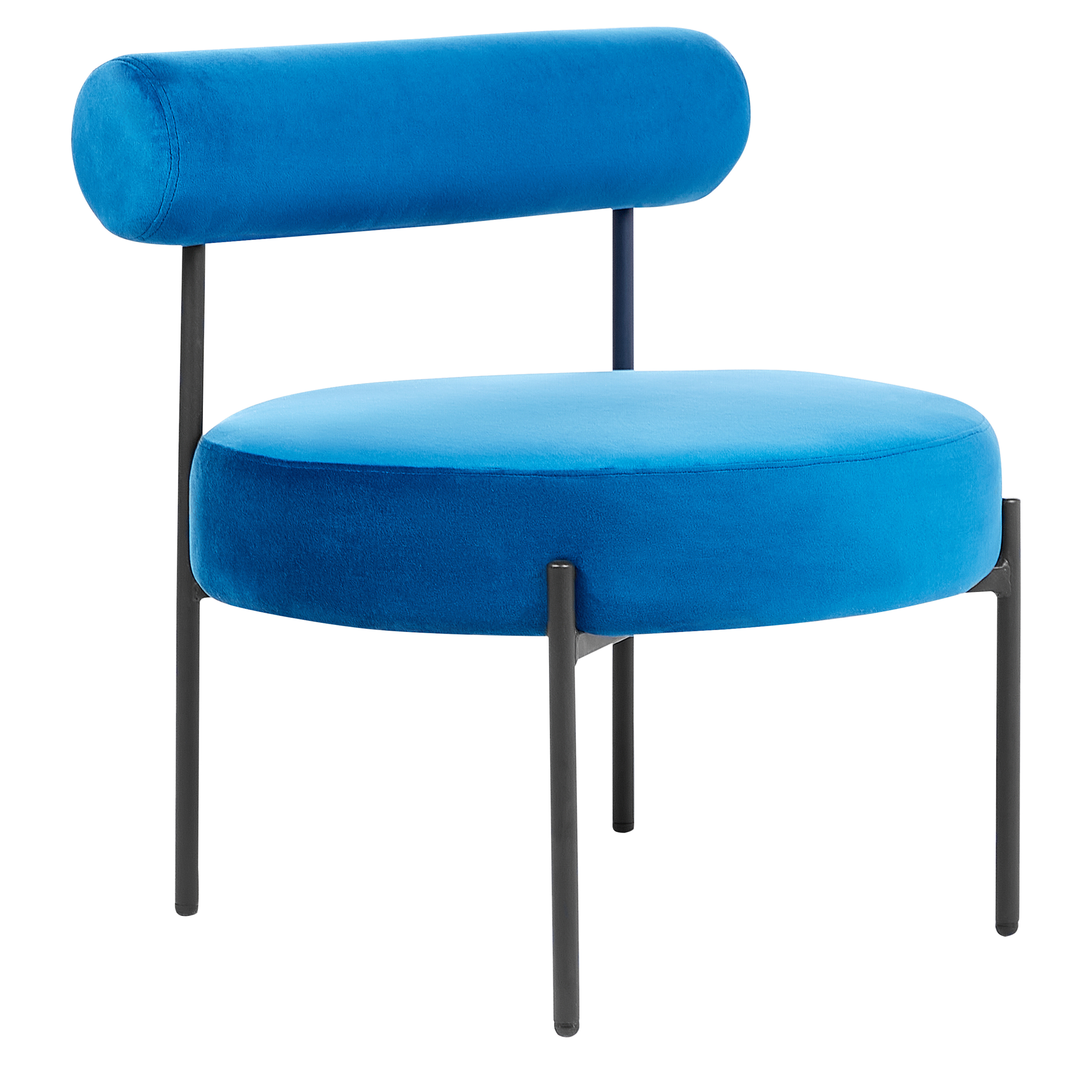 Lænestol ALPHA Velour Navy Blå