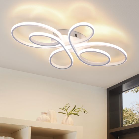 NETTLIFE LED loftlampe stue loftlampe: 30 W 40 cm køkken loftlampe, hvid 3000 K
