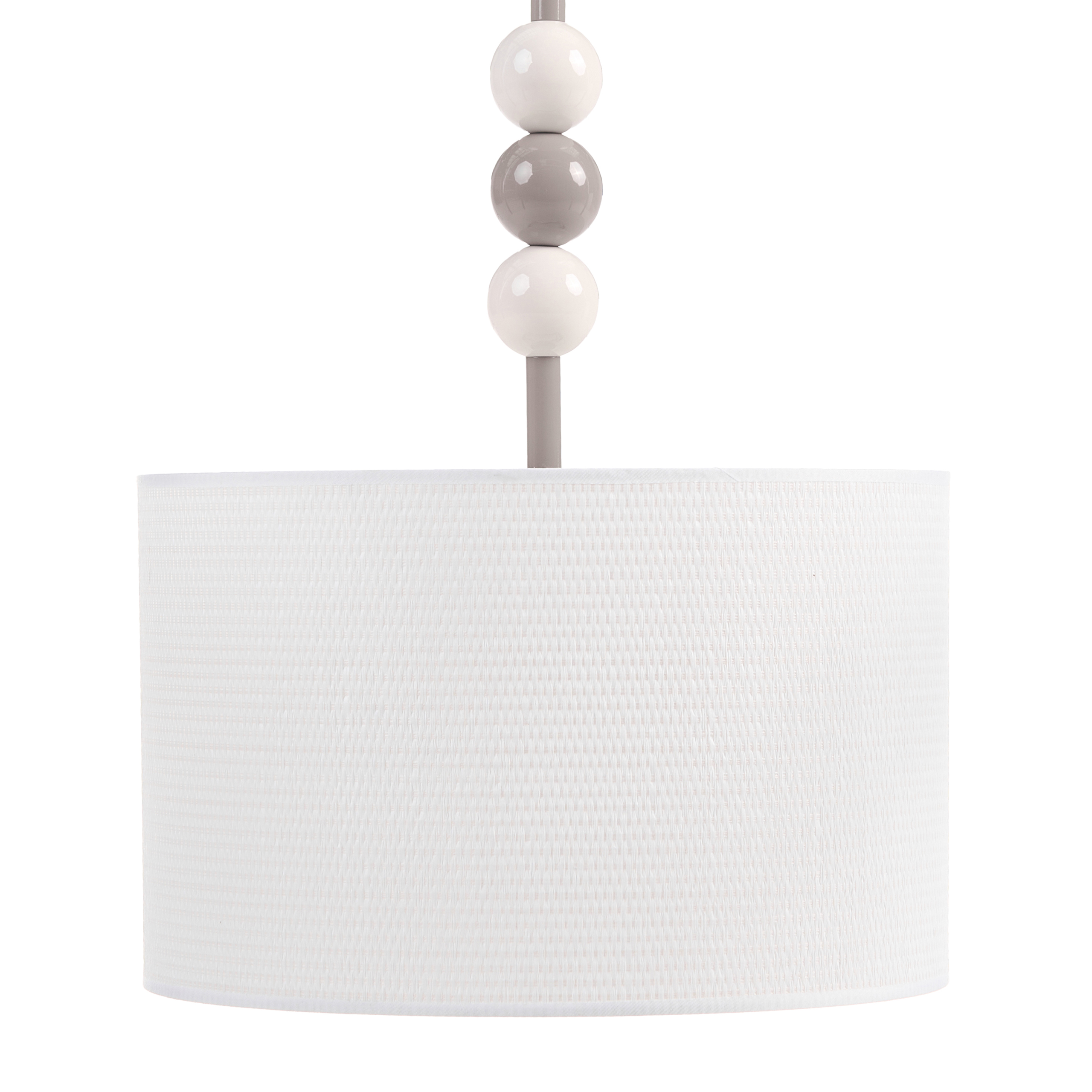 Loftlampe LOKY Metal Hvid/beige