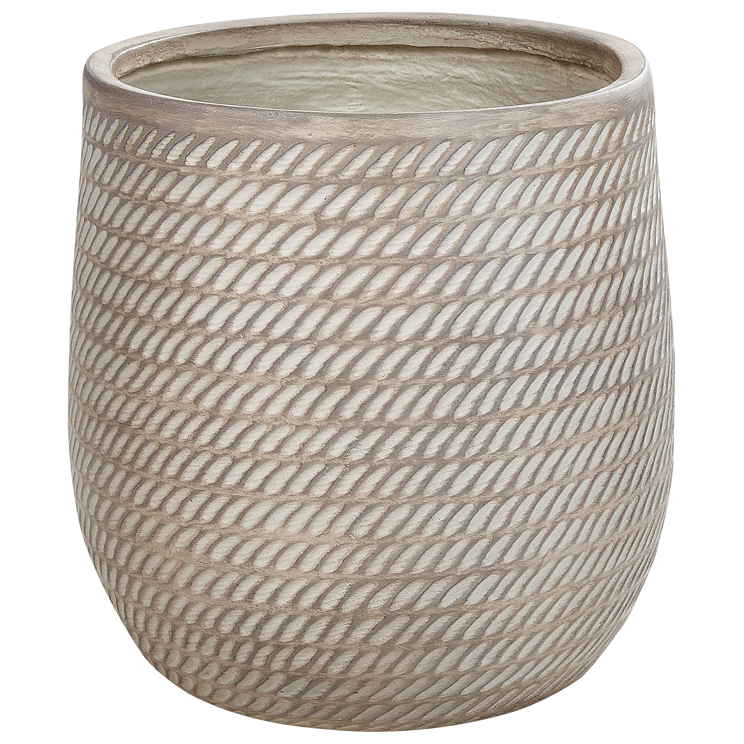 Urtepotte LIVADIA 39 cm Brungrå