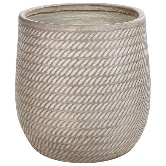 Urtepotte LIVADIA 39 cm Brungrå