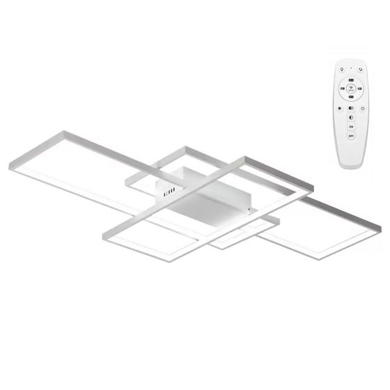 TOOLIGHT loftlampe APP660 LED Hvid 90x90x6,5cm