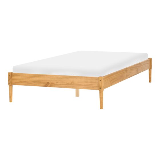Seng uden hovedgærde Fyretræ VEYRAC 120 x 200 cm Lysebrun