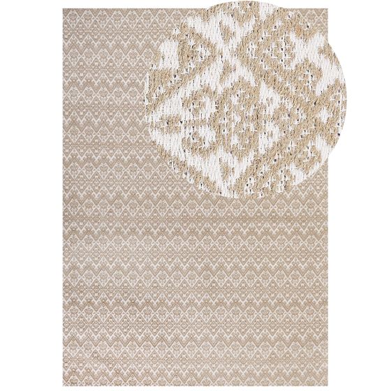 Gulvtæppe ATIMA Beige 160 x 230 cm Jute