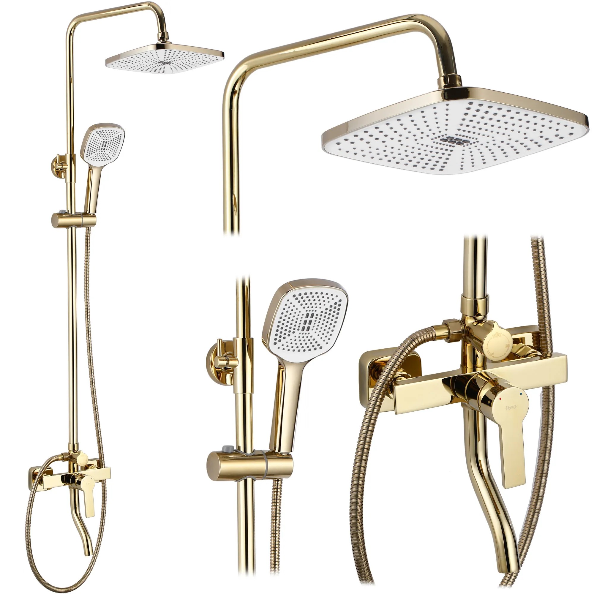 REA brusesæt MY2021-77G ARGUS Guld, 44x23x144cm