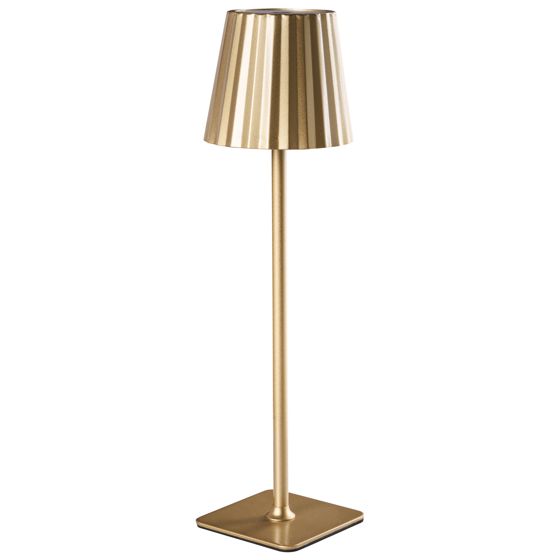 Trådløs LED-bordlampe ABARO Med dæmpning Metal Guld