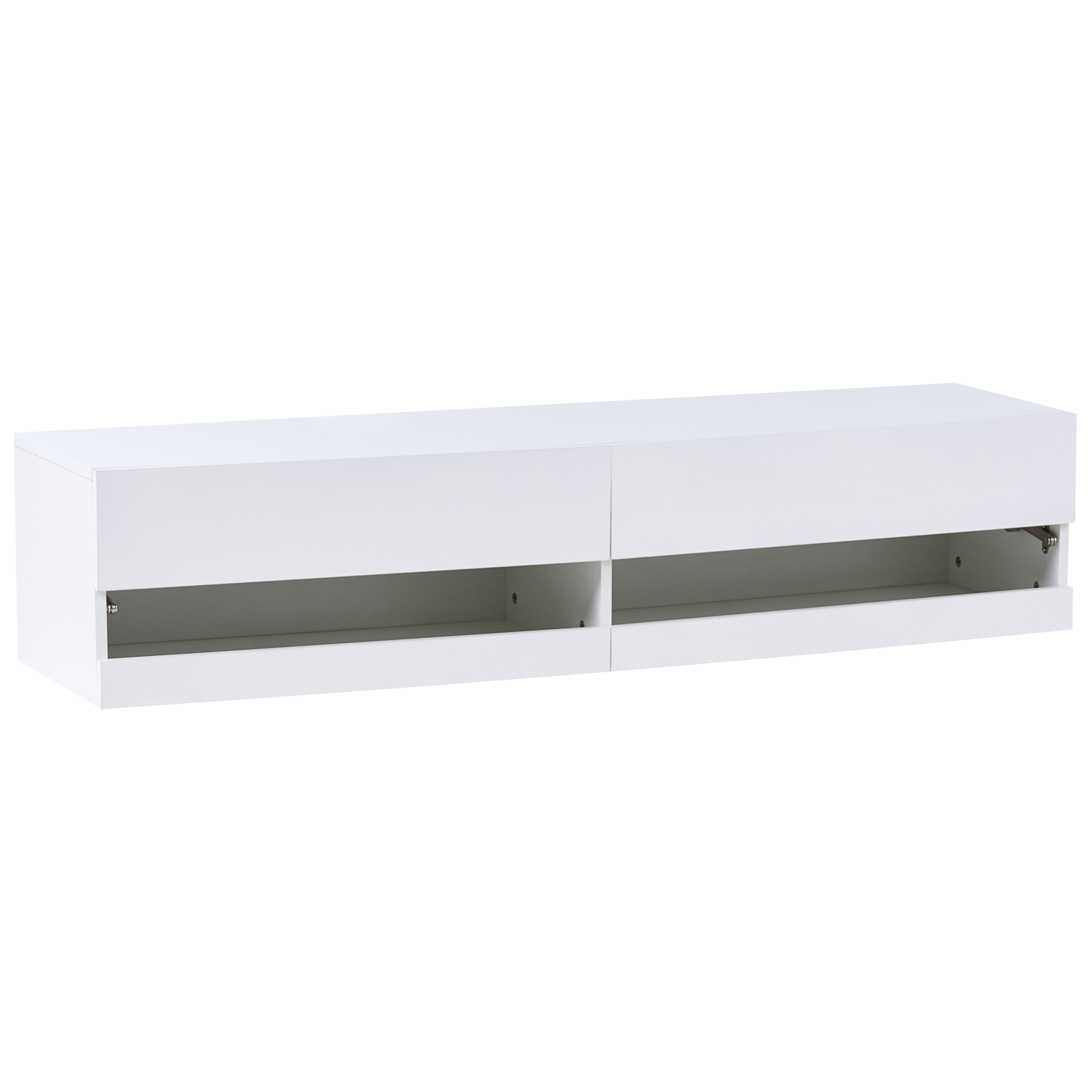 TV-bord med LED EDMONTON Hvid