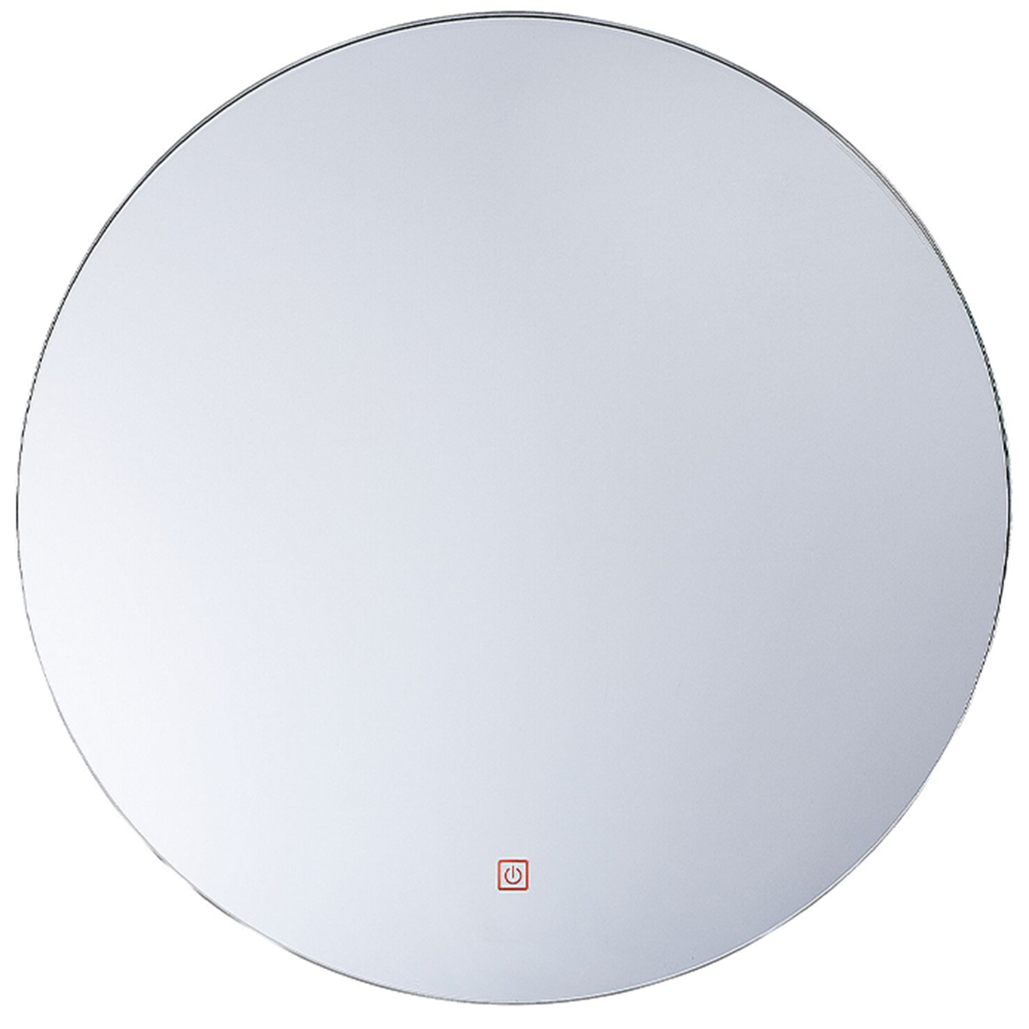 LED-badeværelsesspejl CALLAC 60 cm 60 cm Sølv