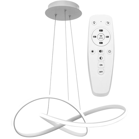 TOOLIGHT hængende loftlampe APP396-CP LED Hvid 14,5x55x90cm