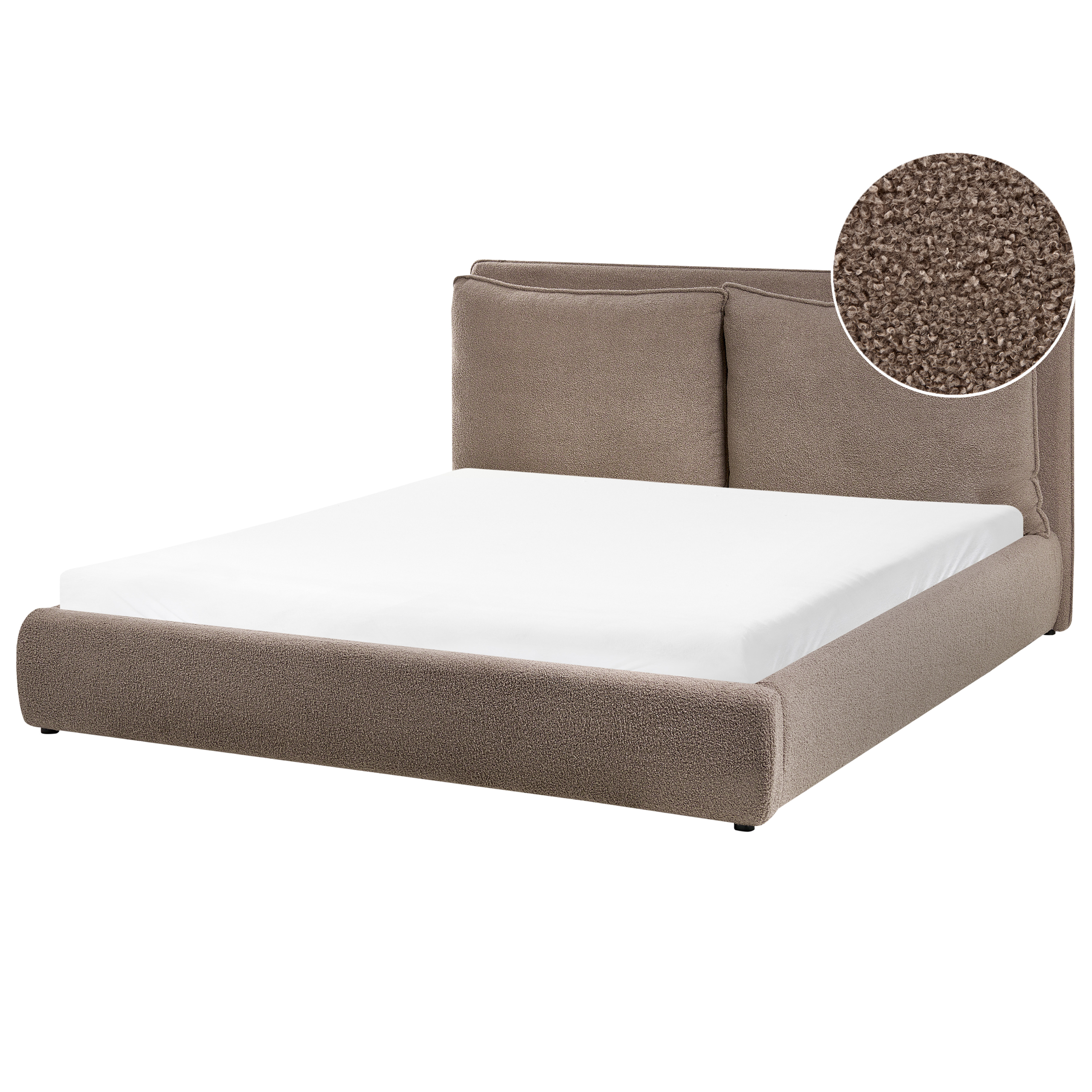 Seng Boucle BAJONNA 160 x 200 cm Brun