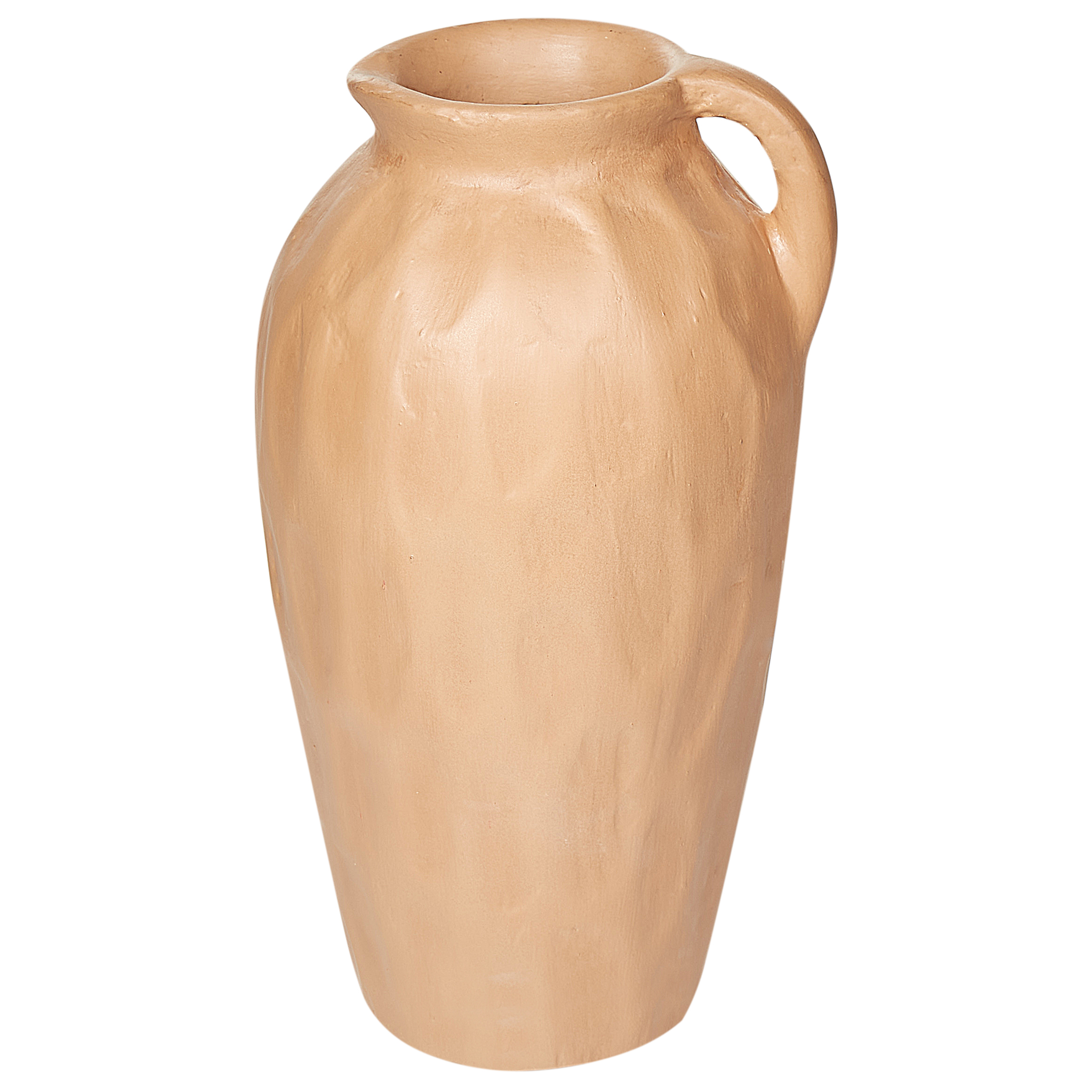 Dekovase TAIPING 46 cm Keramik Mørk beige