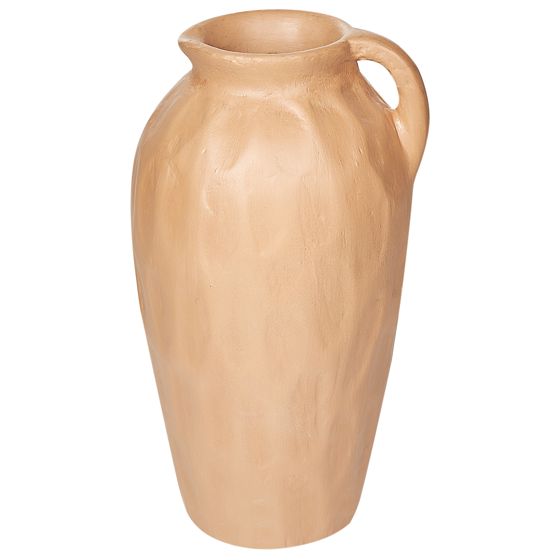 Dekovase TAIPING 46 cm Keramik Mørk beige