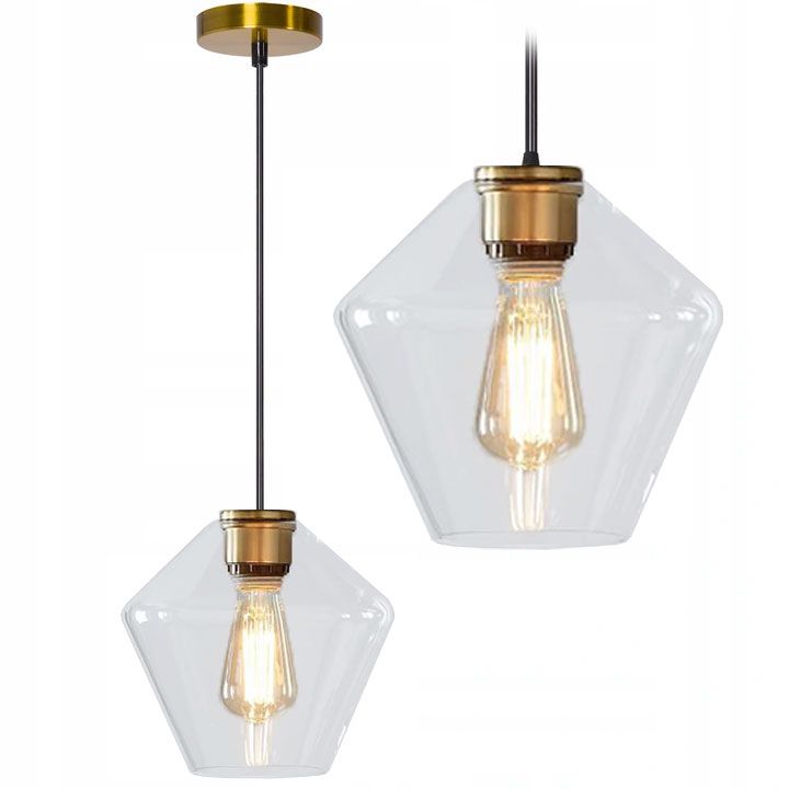 TOOLIGHT hængende loftlampe APP440-1CP Gennemsigtig 23,5x23x23,5cm
