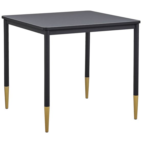 Spisebord SHALFORD Sort 80 cm 80 cm