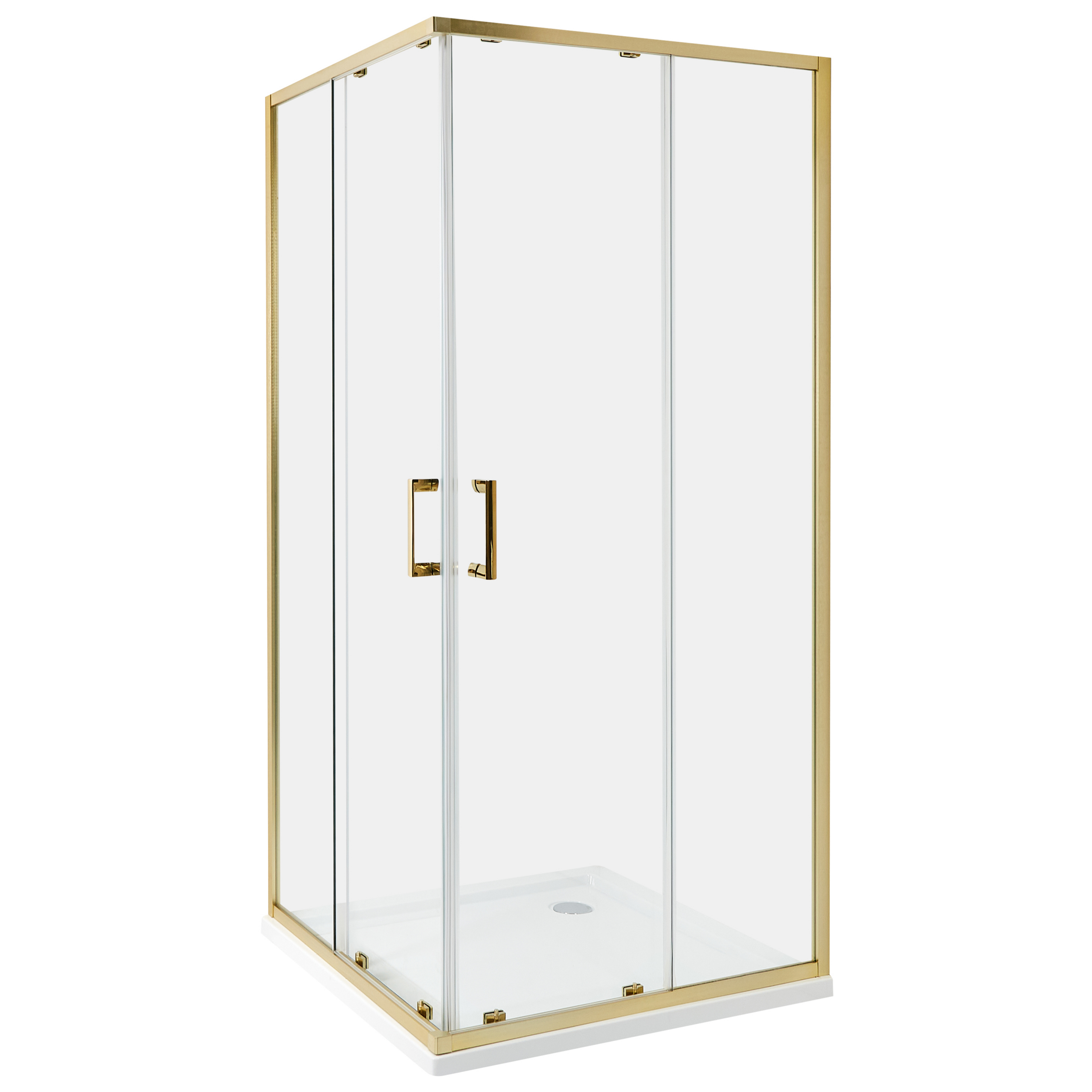Brusekabine TELA 90 x 90 x 185 cm Guld
