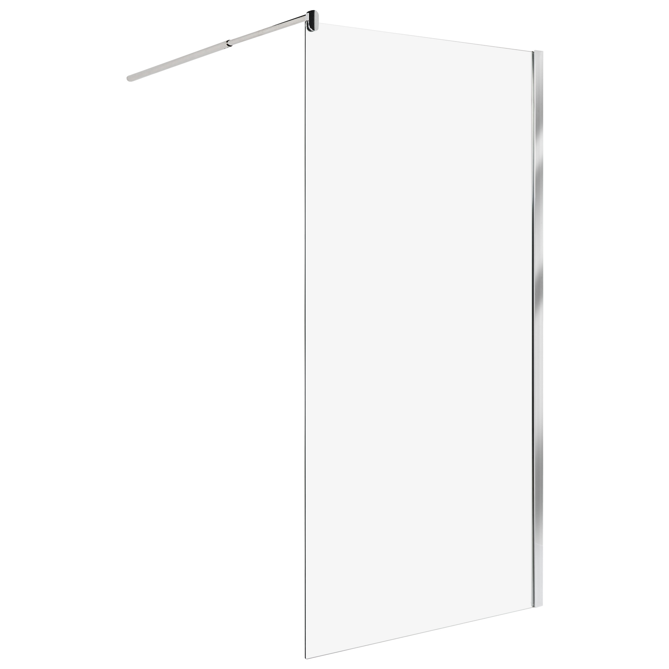Brusevæg AHAUS 100 x 190 cm Sølv
