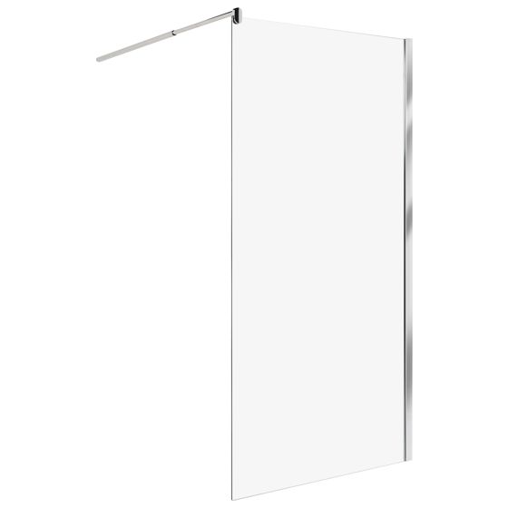 Brusevæg AHAUS 100 x 190 cm Sølv