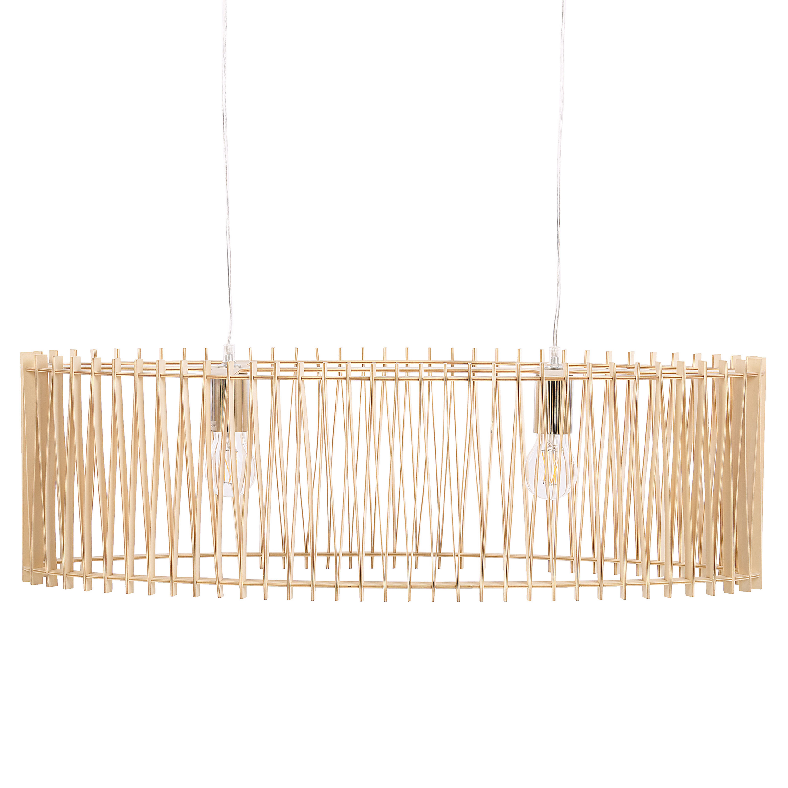 Loftlampe CHARI Lysebrun