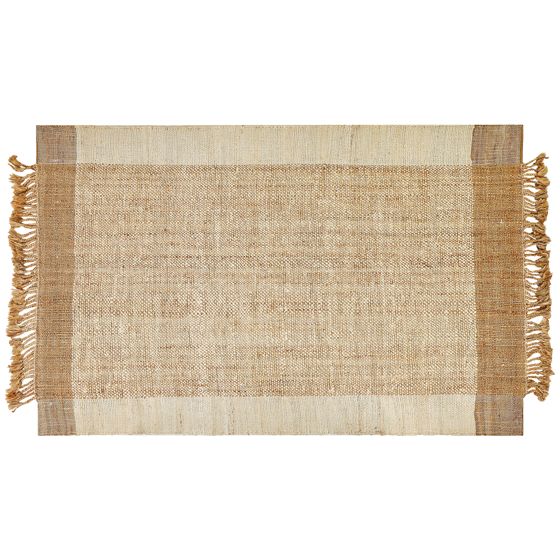 Gulvtæppe DEDEMLI Beige 160 x 230 cm Jute