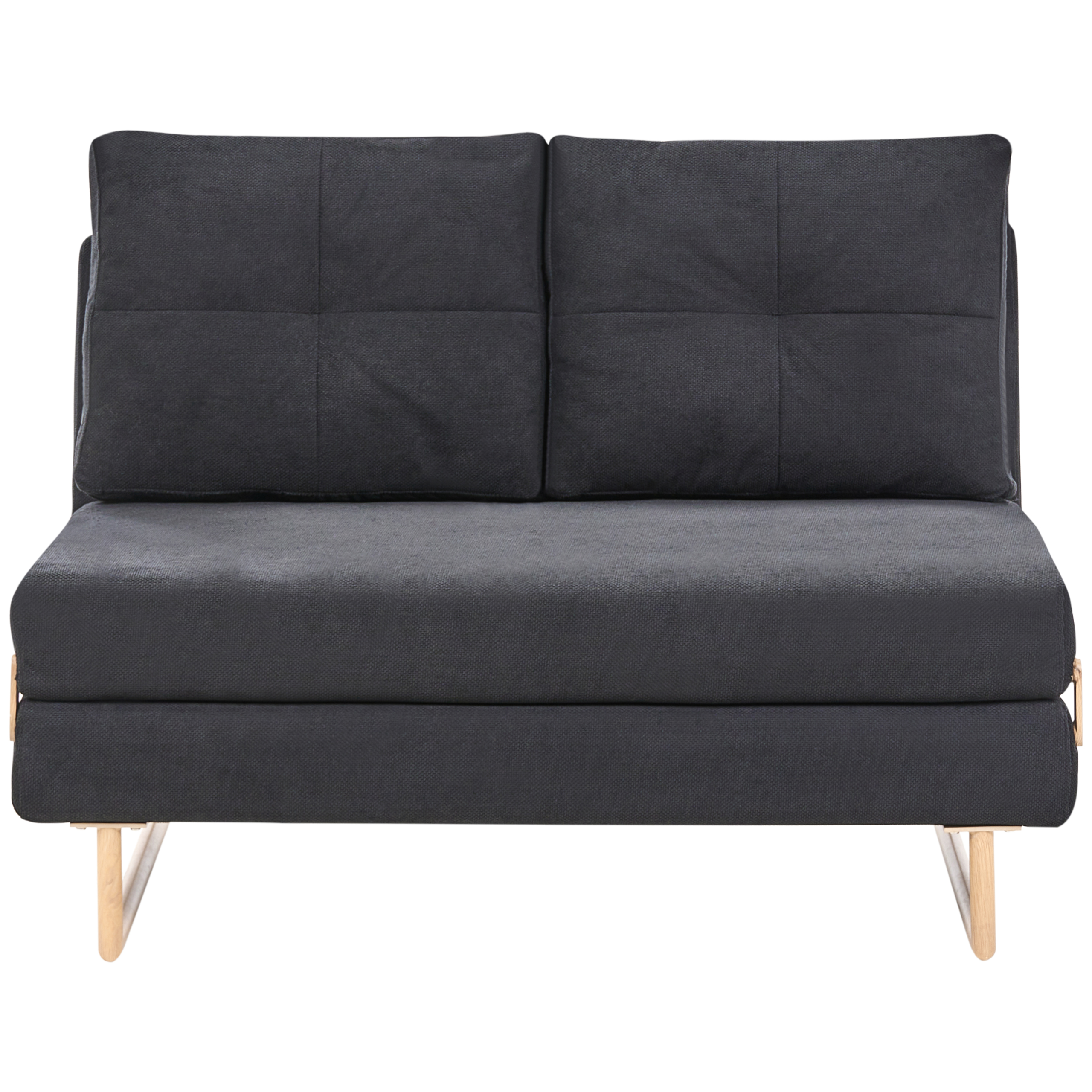 Sovesofa 2 personers JERSLEV Sort