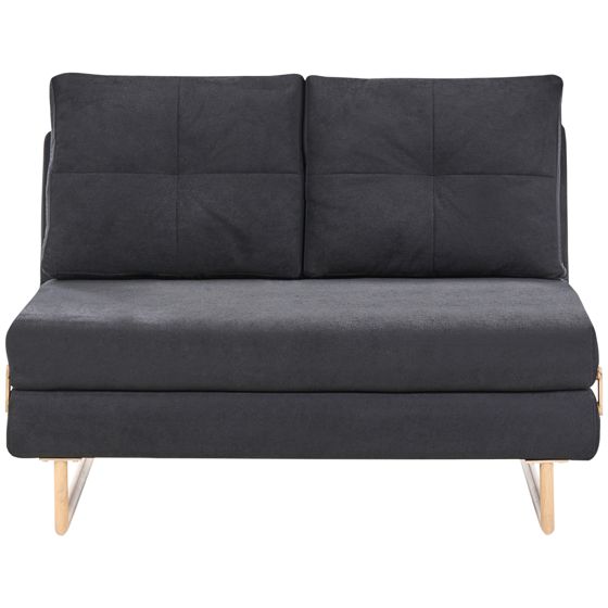 Sovesofa 2 personers JERSLEV Sort