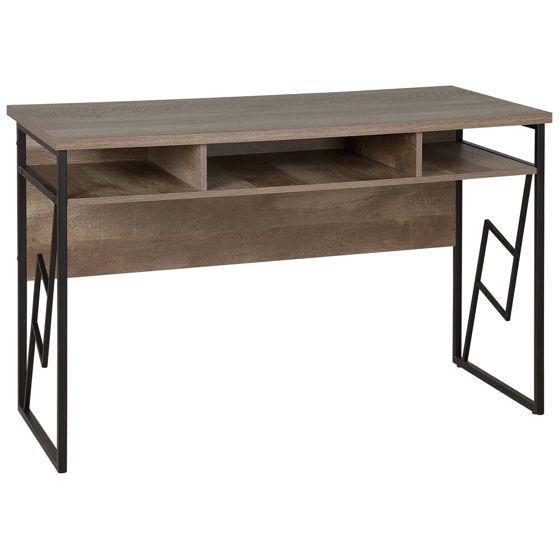 Skrivebord FORRES 120 cm 60 cm Brun/sort